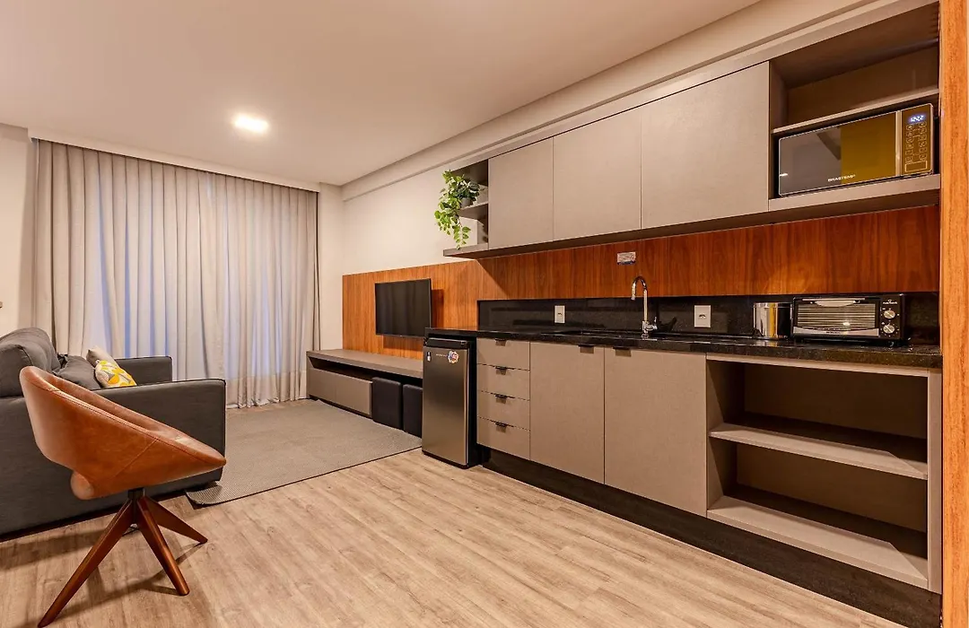 Confortável Loft com Vista para o Mar - Condomínio com Piscina-1
